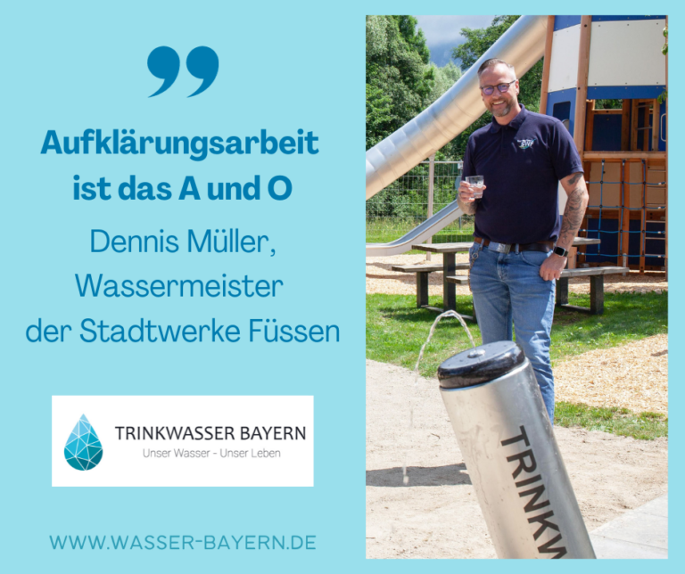 Read more about the article „Aufklärungsarbeit ist das A und O“ – WIT-Interview mit Dennis Müller, Wassermeister der Stadtwerke Füssen